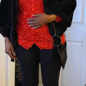 BLACK MEDIUM LADIES CHAIN PURSE